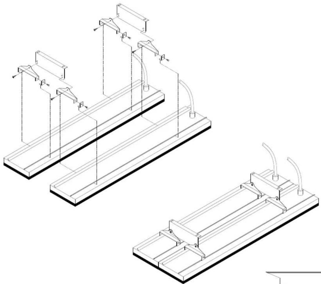 GRANDHALL Heatstrip - Stangen-/ Balkenmontage-Set - 13