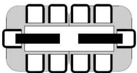 GRANDHALL Heatstrip - Tafelindeling - 8