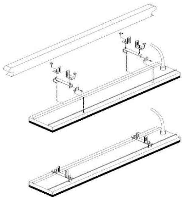 GRANDHALL Heatstrip - Pole / beam mounting kit - 12