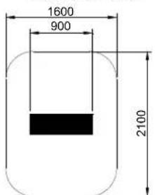 GRANDHALL Heatstrip - Radiant footprint - 2