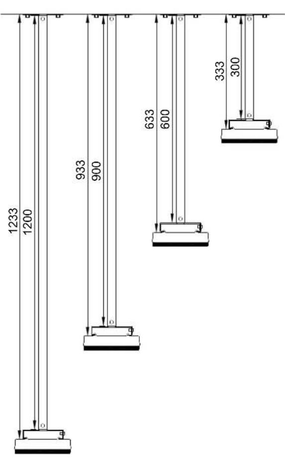 GRANDHALL Heatstrip - Verlengde montagebeugel - 1