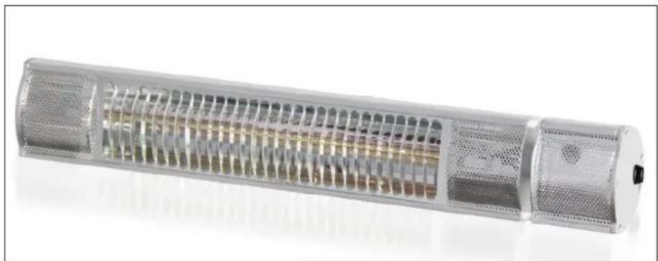 GRANDHALL Heat Glare 2000 - Infrared radiant heater for indoor and outdoor use - 1