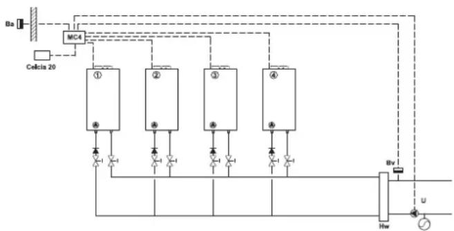 Remeha Celcia MC4 - Mounting the outside temperature sensor: - 1