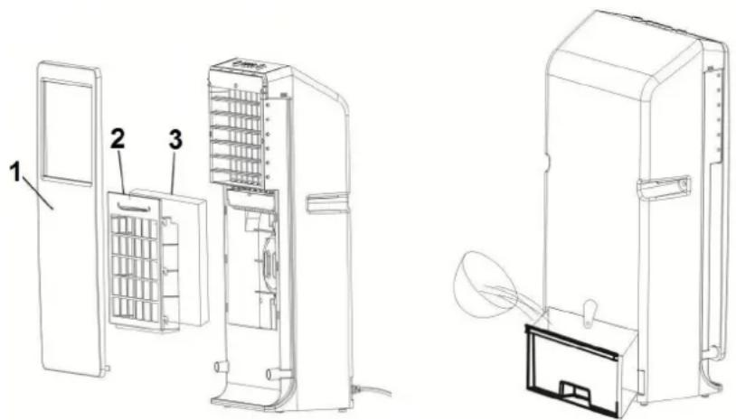 Eurom Air cooler - Cistenie a udrzba - 2