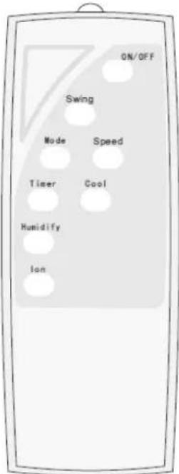 Eurom Air cooler - Telecomanda - 1
