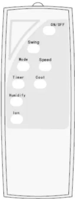 Eurom Air cooler - Fjarrkontroll - 1
