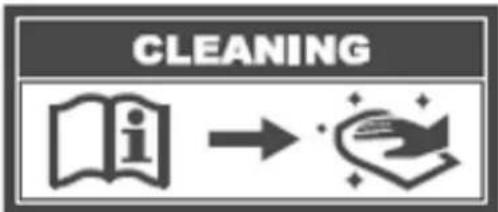 Eurom Air cooler - Instruction (Symbol statement) topping up the water tank - 2