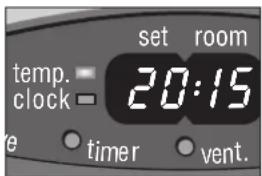 Zibro Kamin SRE 155 - C DAS EINSTELLEN DER UHR - 2