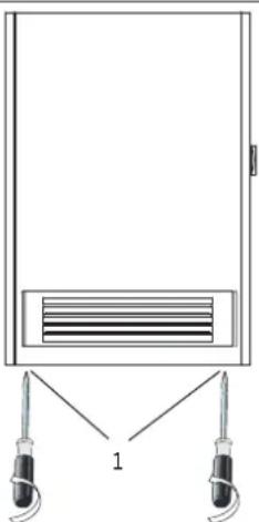 STIEBEL ELTRON CKT 20S - Extracción de la cubierta frontal - 1