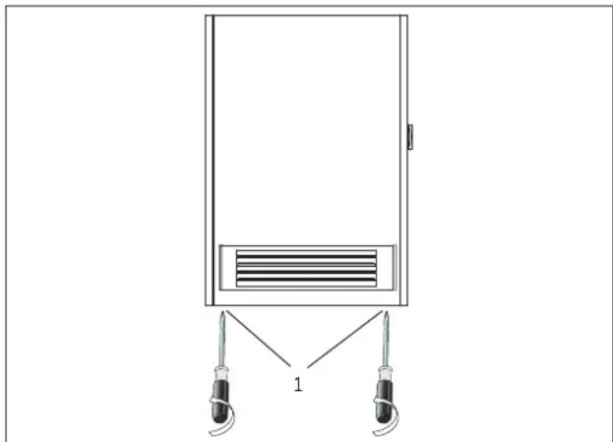 STIEBEL ELTRON CKT 20S - Retrait du capot avant - 1