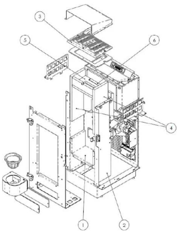 FERROLI Lira - Stove internal parts - 1