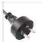 Tacx Vortex T1960 - Type mains lead - 6