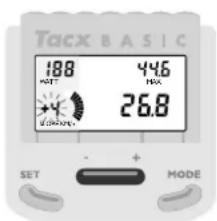 Tacx Basic Ergotrainer T1670 - SET functie bij WATT prg (geprogrammeerd vermogen) - 2
