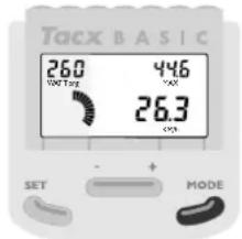 Tacx Basic Ergotrainer T1670 - Fonction SET sous WATT prg (Puissance programmée) - 6