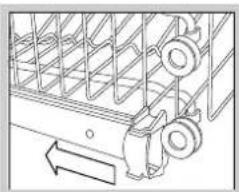 HOTPOINT LST 216 AHA - Régler la hauteur du panier supérieur - 1