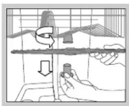 HOTPOINT LST 216 AHA - Reinigung der Sprüharme - 1