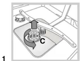 HOTPOINT LST 216 AHA - Reinigung der Filtersiebe - 1