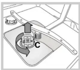 HOTPOINT LST 216 AHA - Limpar os filtros - 1