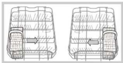 HOTPOINT LST 216 AHA - Cutlery basket positioning examples - 1