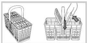HOTPOINT LST 216 AHA - Cesto dos talheres - 1