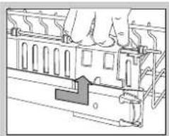 HOTPOINT LST 216 AHA - Régler la hauteur du panier supérieur - 2