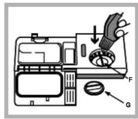 HOTPOINT LST 216 AHA - Cargar el abrillantador - 1