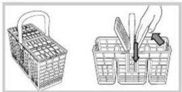 HOTPOINT LST 216 AHA - Panier à couverts - 1