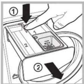 HOTPOINT AQM8D 49 U - Limpar a gaveta dos detergentes - 1