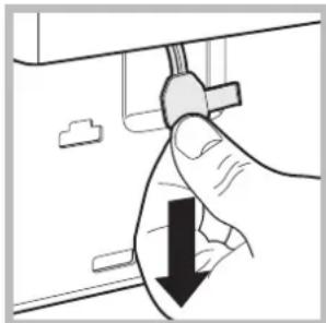 HOTPOINT AQM8D 49 U - Apertura manual de la puerta - 3