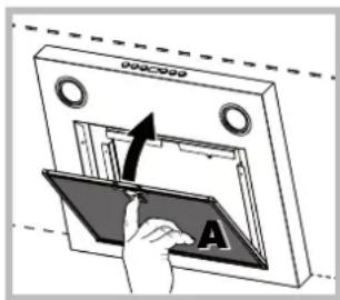 INDESIT IHF 9.5 A M IX - Mantenimiento de los filtros de grasas (A) - 1