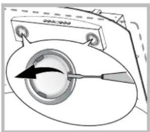 INDESIT IHF 9.5 A M IX - Substituição das lampadas - 1