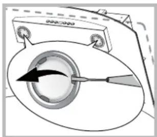 INDESIT IHF 9.5 A M IX - Austausch der Lampen - 1