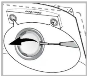 INDESIT IHF 9.5 A M IX - De lampen verrangen - 1
