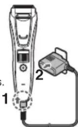 PANASONIC ERGB70 - Charging the trimmer - 1