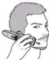 PANASONIC ERGB60 - ▶ Extrémités de la moustache - 1