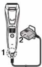 PANASONIC ERGB60 - Charging the trimmer - 1