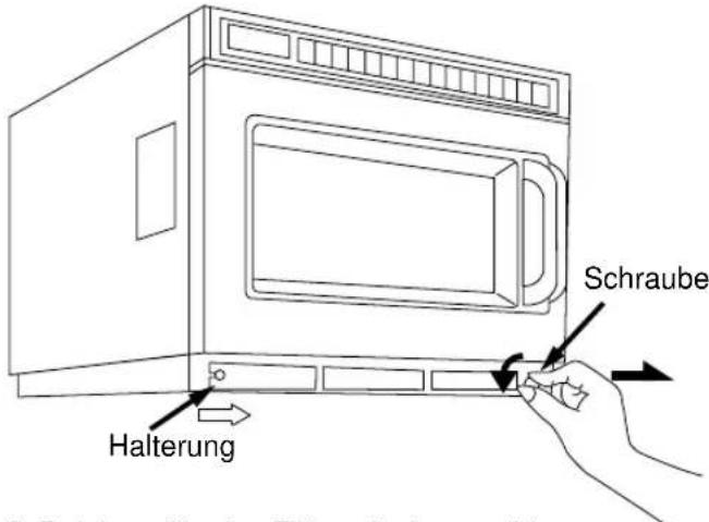 PANASONIC NE21462 - REINIGUNG DES LUFTFILTERS - 1