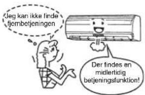 TOSHIBA RAS16SKVPND - Midlertidig betjening - 1