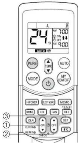 TOSHIBA RAS16SKVPND - Индикация времени на часах - 1