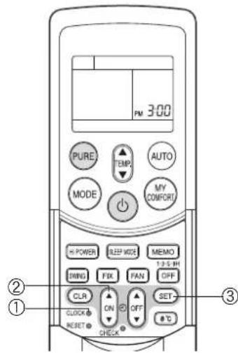 TOSHIBA RAS16SKVPND - Ställa in klockan - 3