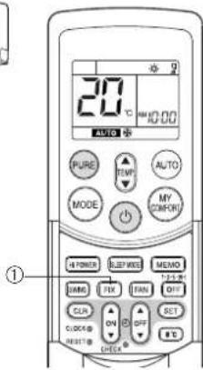 TOSHIBA RAS16SKVPND - ①FIX-knapp - 2