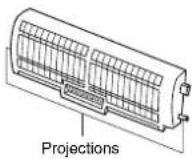 TOSHIBA RAS16SKVPND - Check that the air filter and the plasma pure filter are correctly installed - 1