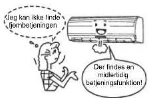 TOSHIBA RAS10SKVPND - Midlertidig betjening - 1