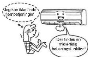 TOSHIBA RAS12SKVPND - Midlertidig betjening - 1