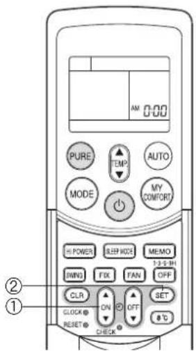 TOSHIBA RAS12SKVPND - ①Taste CLOCK - 2