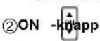 TOSHIBA RAS12SKVPND - ①CLOCK-knapp - 1