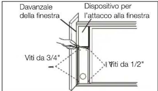 ELECTROLUX EXP09CN1W5 - Installazione in una finestra a doppio saliscendi - 8