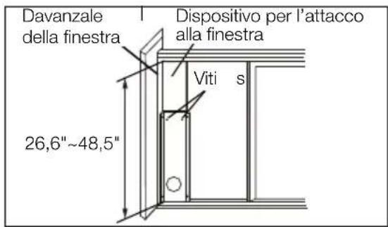 ELECTROLUX EXP09CN1W5 - Installazione in una finestra a doppio saliscendi - 7