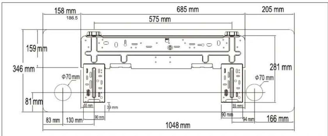 ELECTROLUX EXI18HL1W - Mounting Plate Type B - 2