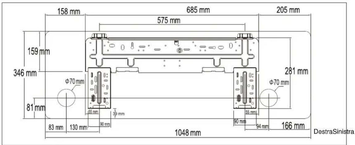 ELECTROLUX EXI18HL1W - Piastra di fissaggio Tipo B - 2